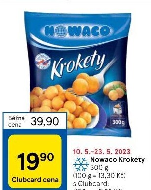 Krokety mražené Nowaco