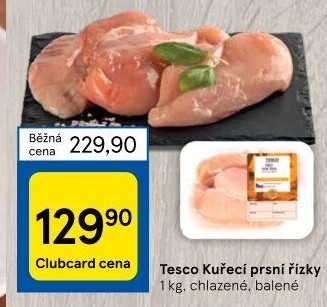 Kuřecí prsní řízky Tesco