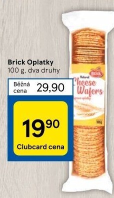 Oplatky sýrové Brick