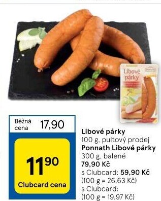 Párky libové