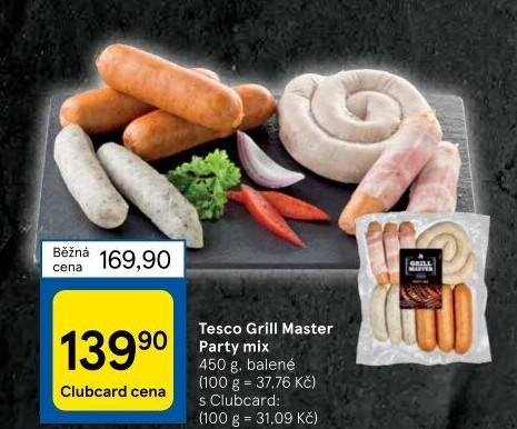Párty mix Grill Master Tesco