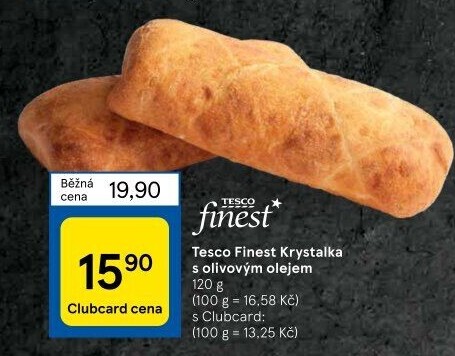 Pečivo Krystalka Tesco Finest
