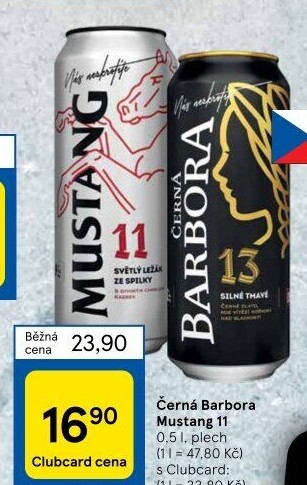 Pivo silné tmavé Černá Barbora 13° Ostravar