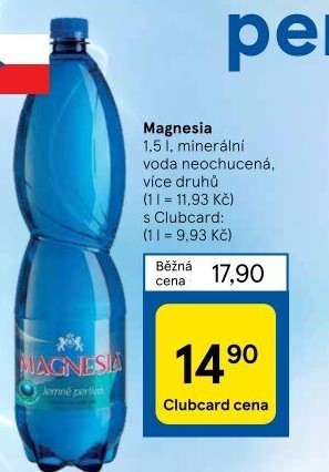 Přírodní voda Magnesia