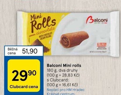 Roláda Mini rolls Balconi