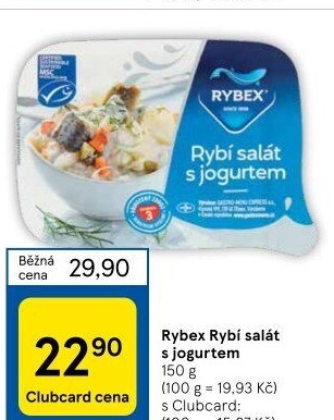 Salát rybí s jogurtem Rybex