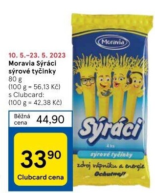 Sýrové tyčinky Sýráci Moravia