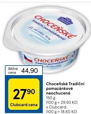 Tradiční pomazánkové Choceňské