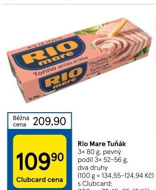 Tuňák Rio Mare