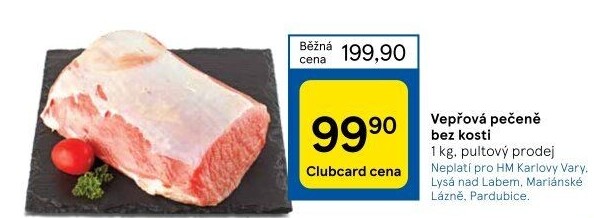 Vepřová pečeně bez kosti