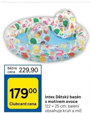 Dětský bazén Intex