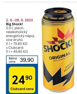 Energetický nápoj Big Shock