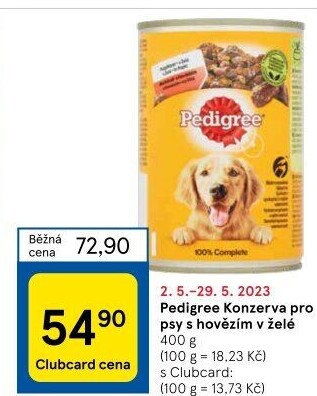 Konzerva pro psy Pedigree