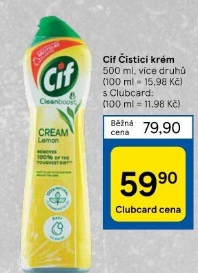 Krémový čistič Cif Cream