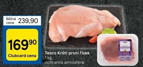 Krůtí prsní řízky Tesco