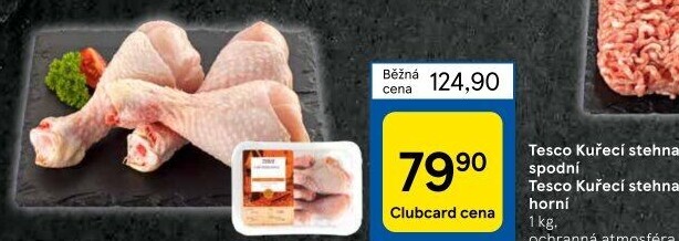 Kuřecí stehna Tesco