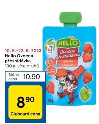 Ovocná kapsička Hello