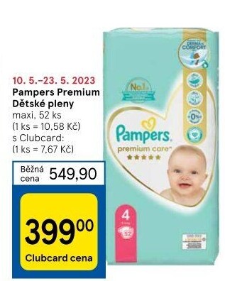 Pleny dětské Pampers Premium Care