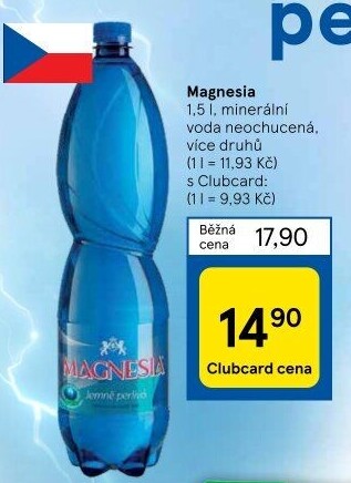 Přírodní voda Magnesia