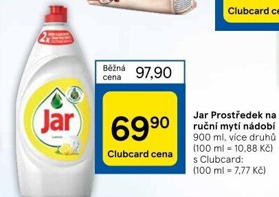 Prostředek na nádobí Jar