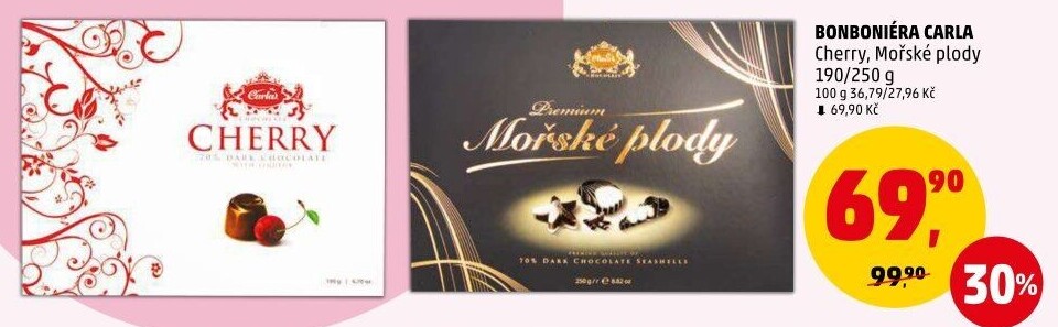 Bonboniéra Višně v čokoládě Cherry Carla