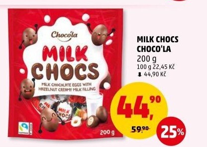 Čokoládová vajíčka plněná Choco'