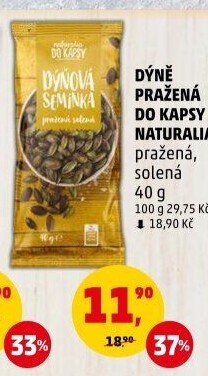 Dýňová semínka pražená Naturalia