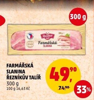 Farmářská slanina Řezníkův talíř
