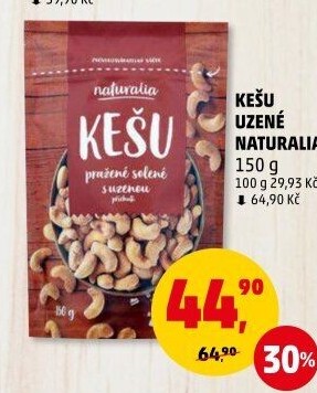 Kešu uzené Naturalia