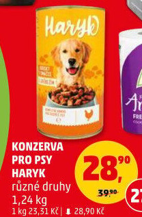 Konzerva pro psy Haryk