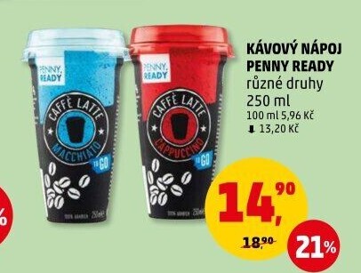 Ledová káva to Go Penny Ready