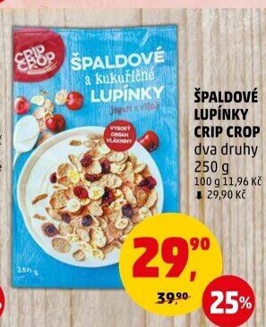 Lupínky špaldové Crip Crop