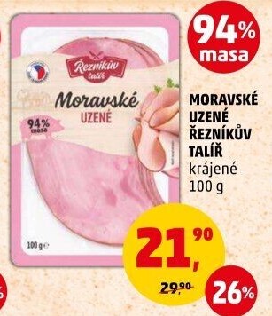 Moravské maso uzené Řezníkův talíř