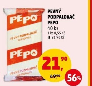 Podpalovač pevný Pe-Po