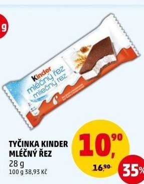 Řez mléčný Kinder