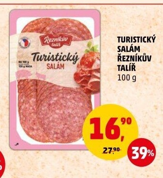 Salám turistický Řezníkův talíř