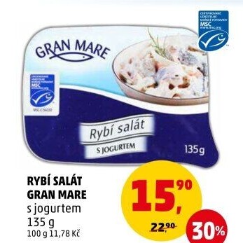 Salát rybí s jogurtem Gran Mare