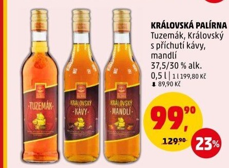 Tuzemák Královská palírna