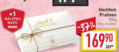 Bonboniéra Pralinky Hochfein Lindt