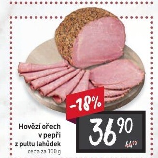 Hovězí ořech v pepři