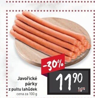 Párky javořické