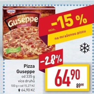 Pizza mražená Guseppe Dr. Oetker