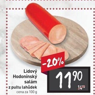 Salám hodonínský lidový