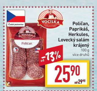Salám Poličan Vocílka