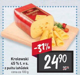 Sýr Krolewski 45% Milkpol