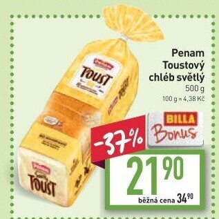 Toustový chléb Penam