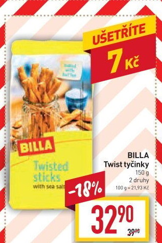 Tyčinky Twist Billa