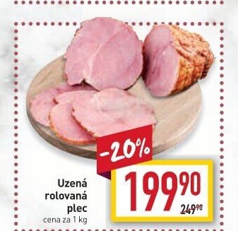 Uzená rolovaná plec