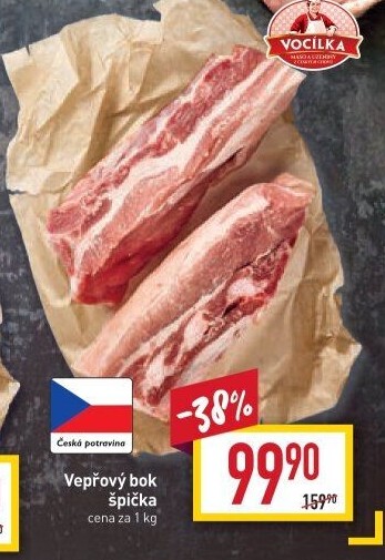 Vepřový bok špička Vocílka
