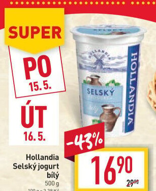 Bílý jogurt selský Hollandia